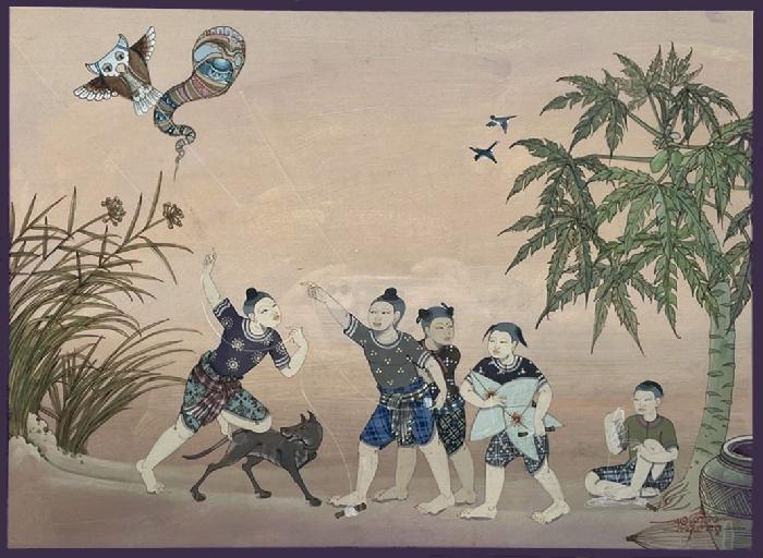 Exposition Histoire cerfs-volants Cambodge photo