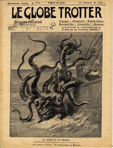 Exposition créatures fantastiques animaux monstre kraken